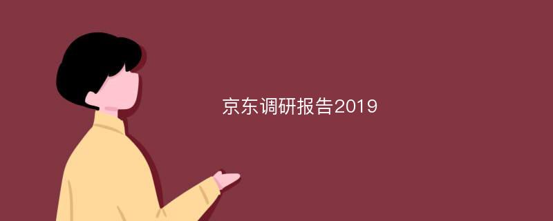 京东调研报告2019